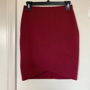 Joe Benbasset Deep Red Bandage Skirt